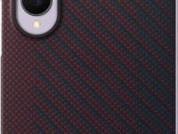Чехол Samsung Carbon Magnet Case Galaxy Z Fold8 тёмно-бордовый