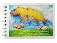 Альбом для творчества Acmeliae 32К 184х130 мм 30 л 160 г, для цветных карандашей