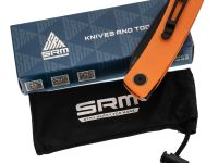 Складной нож SRM Air, сталь 14C28N, рукоять G10, желтый