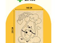 Набор досок для выжигания по дереву ТРИ СОВЫ "Авокадо", 4шт., 15*21см, пакет с европодвесом