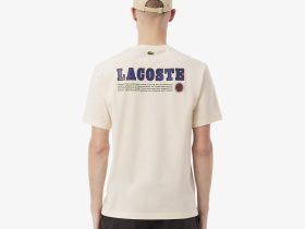 Мужская футболка Lacoste классического кроя из органического хлопка