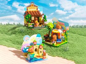 GK003 Конструктор Капибары в кемпинге