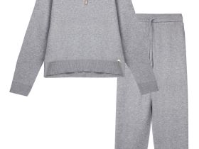 Комплект трикотажный для девочек: джемпер, брюки
