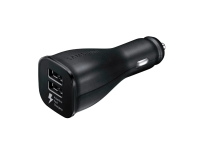 Автомобильное зарядное устройство Samsung (18W) 2000mA (USB) + кабель (microUSB 2.0) 150 см (black)