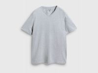 Футболка с V-образным вырезом, Серый
