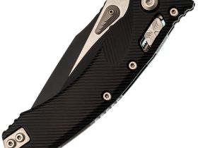 Складной нож Microtech Amphibian, сталь М390 с покрытием, рукоять алюминий, черный