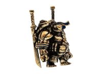 Бусина для темляка Лео, латунь