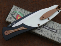 Складной нож Reptilian Корюшка-03, сталь VG-10, рукоять White G10