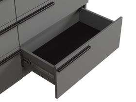 Комод Кимбол 160x70 Графитовый