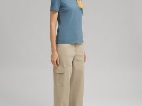 Приталенная футболка из джерси