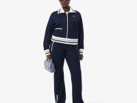 Женские спортивные брюки Lacoste с расклешенным кроем