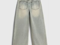 Джинсы Wide leg для девочек, Голубой