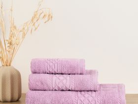 Полотенце махровое Costanza, сиреневое