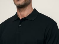 Базовое поло из хлопка прямого силуэта