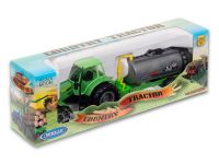 99824W Игрушечная машинка Welly Трактор с цистерной
