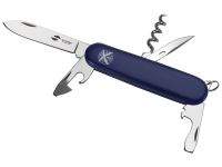 Нож перочинный Stinger 90 мм, 10 функций, синий, в блистере