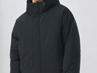 Утеплённая куртка со съёмным капюшоном, Черный