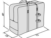 Велосумка Старт для переноски складного велосипеда 12-16&quot; (черный)