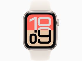 Смарт-часы Apple Watch SE Gen 3 44mm Starlight Aluminum Case with Starlight Sport Band (S/M)