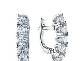 Серьги из белого золота э4712сг03185000
