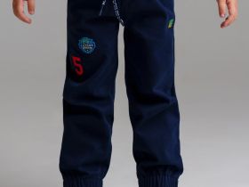 Брюки текстильные утепленные флисом для мальчиков