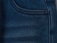 Брюки текстильные джинсовые утепленные флисом для мальчиков