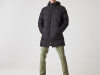 Мужская утеплённая куртка Lacoste Regular Fit с отстёгивающимся капюшоном