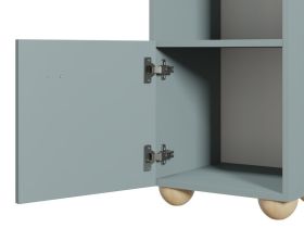 Стеллаж детский Тесси 37x145 Серо-зеленый