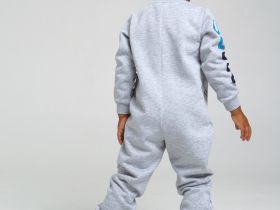 Комбинезон из футера с начесом для мальчика