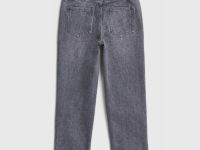 Джинсы Mom для девочек, Серый