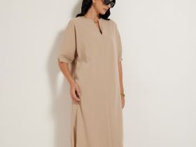 Платье Respiro, бежевое