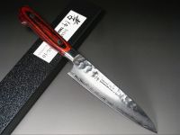Кухонный нож шефа 120 мм, Sakai Takayuki, сталь VG-10 Damascus, рукоять дерево пакка