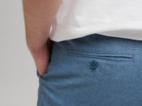 Брюки полуприлегающего кроя со льном