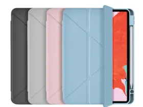 Чехол-книжка WIWU Defender Protective Case для Apple iPad Pro 11 (2024/2025) (полиуретан с подставкой) (серый)