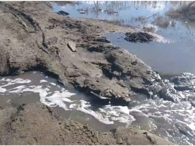 В Намском районе на полигоне жидких бытовых отходов прорвало дамбу