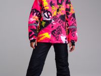 Куртка текстильная с полиуретановым покрытием для девочек