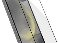 Защитное стекло uBear Extreme Nano Shield для Samsung Galaxy S24 с чёрной рамкой