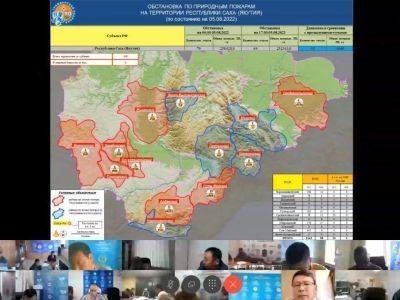 На территории района действует один лесной пожар, продолжаются работы по тушению
