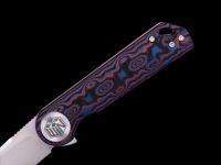 Складной нож Dr.Tech W3897MR, сталь D2, рукоять микарта, Pattern red