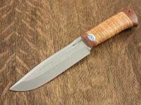 Нож разделочный "Селигер" береста, 95х18, АиР