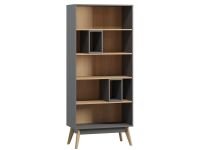 Стеллаж Торвалль 1-80x185 Графитовый