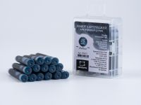 Набор картриджей для перьевой ручки Малевичъ, 15 шт, индиго