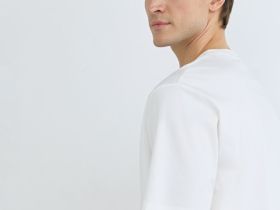 Футболка из мерсеризованного хлопка, Белый