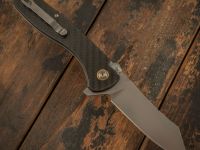 Складной нож CJRB Kicker, сталь AR-RPM9, рукоять карбон