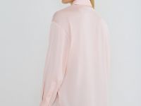 Блузка из сатина, Розовый