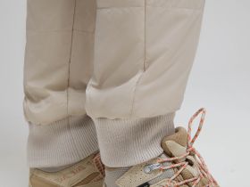 Утепленные брюки с эластичным низом