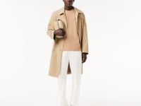 Мужская хлопковая футболка Lacoste с коротким рукавом