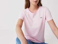 Женская футболка Lacoste приталенного кроя