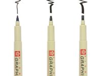 Линер-маркер для подписи Sakura "PIGMA GRAPHIC" 2 мм, черный