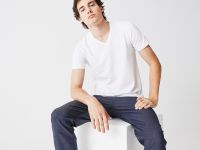 Мужская футболка Lacoste приталенного кроя